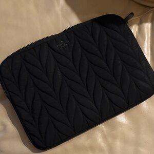 Kate Spade Black Quilted Tablet Case